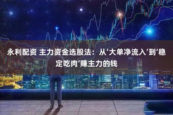 永利配资 主力资金选股法:从‘大单净流入’到‘稳定吃肉’赚主力的钱
