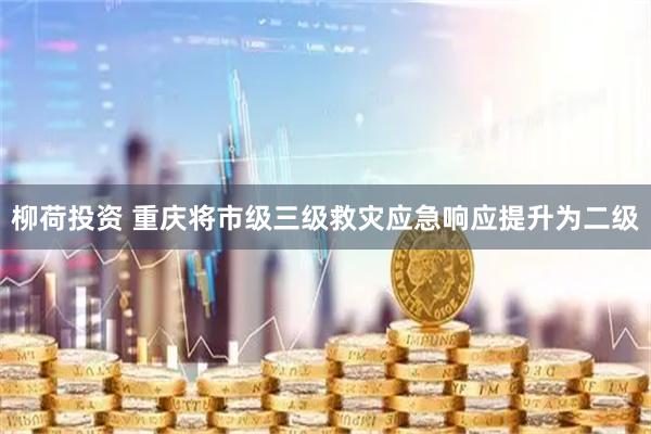 柳荷投资 重庆将市级三级救灾应急响应提升为二级